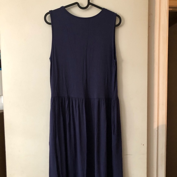 LNBF dark blue midi dress - Picture 5 of 5
